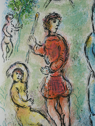 Marc CHAGALL : Le monde souterrain, Lithographie originale (photo de détail 3) - Crédit photo : Galerie Art.Paris