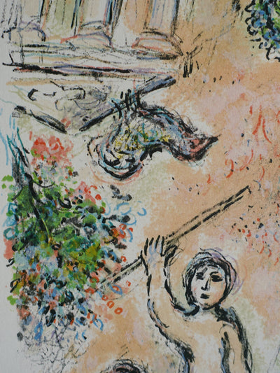 Marc CHAGALL : Le monde souterrain, Lithographie originale (photo de détail 6) - Crédit photo : Galerie Art.Paris