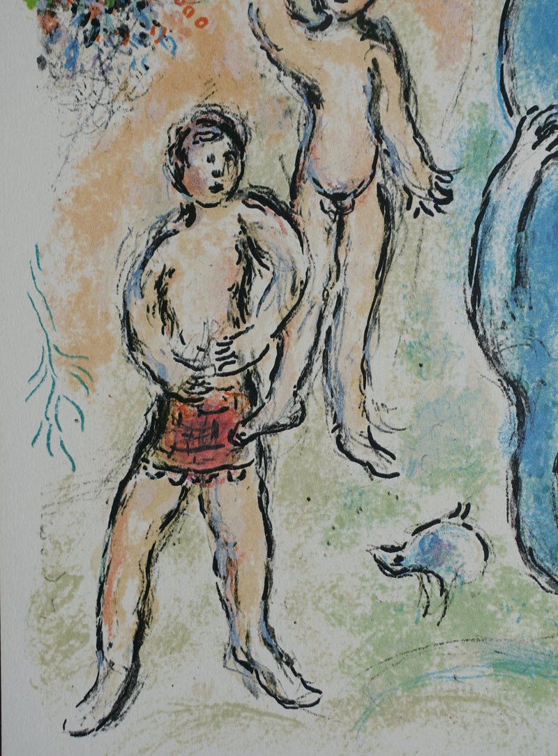 Marc CHAGALL : Le monde souterrain, Lithographie originale (photo de détail 7) - Crédit photo : Galerie Art.Paris