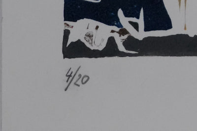 Jean-Michel LEROUX : Les Ménines, Lithographie originale signée