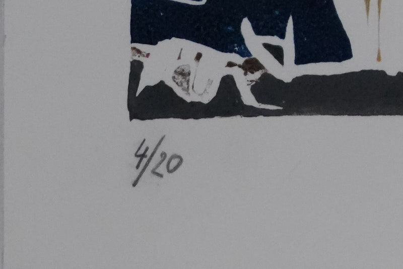 Jean-Michel LEROUX : Les Ménines, Lithographie originale signée