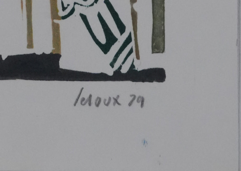 Jean-Michel LEROUX : Les Ménines, Lithographie originale signée