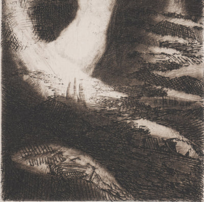 Odilon REDON : Le passage d'une âme, Gravure originale