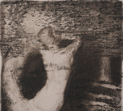 Odilon REDON : Le passage d'une âme, Gravure originale