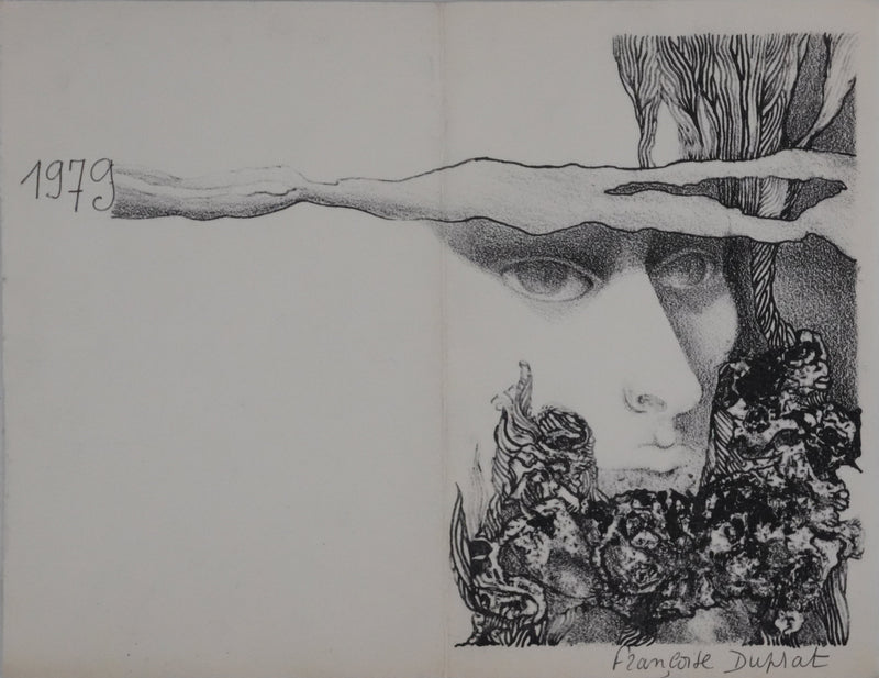 Françoise DUPRAT : Le rêve, Lithographie originale signée