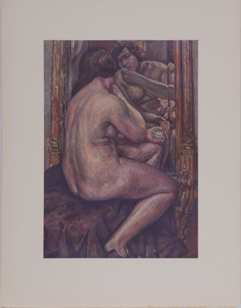 Augustin CARRERA : La femme au miroir, Héliogravure