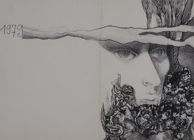 Françoise DUPRAT : Le rêve, Lithographie originale signée