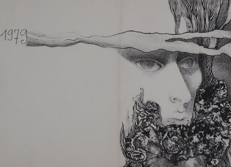 Françoise DUPRAT : Le rêve, Lithographie originale signée