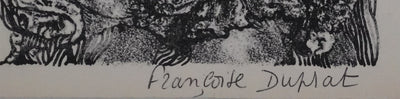 Françoise DUPRAT : Le rêve, Lithographie originale signée