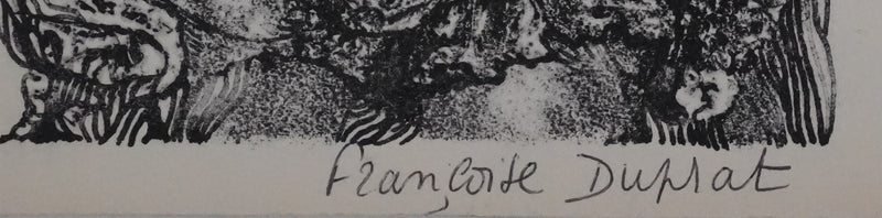 Françoise DUPRAT : Le rêve, Lithographie originale signée