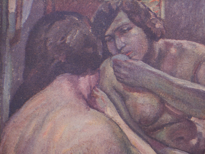 Augustin CARRERA : La femme au miroir, Héliogravure