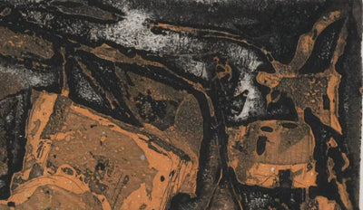 Annie PROSZYNSKA : Nu abstrait, Lithographie originale signée