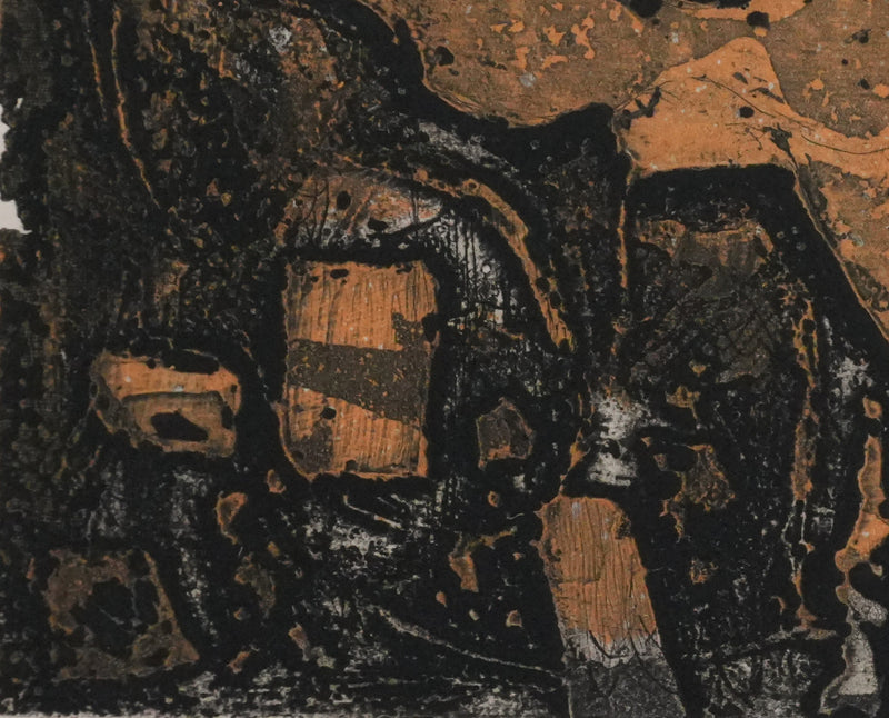 Annie PROSZYNSKA : Nu abstrait, Lithographie originale signée