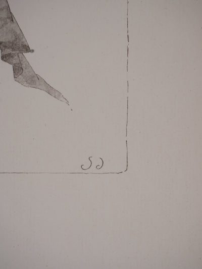 Ecole XXème : La nouvelle robe, Lithographie