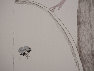 Ecole XXème : La nouvelle robe, Lithographie