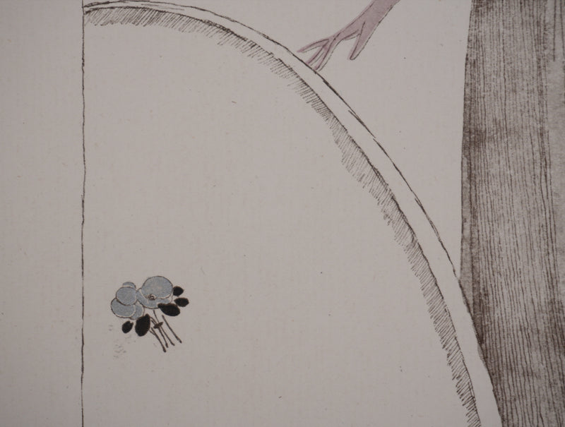 Ecole XXème : La nouvelle robe, Lithographie