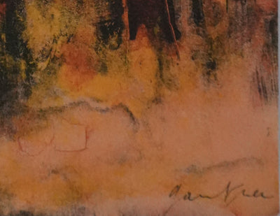 Bernard GANTNER : Forêt automnale, Lithographie originale signée