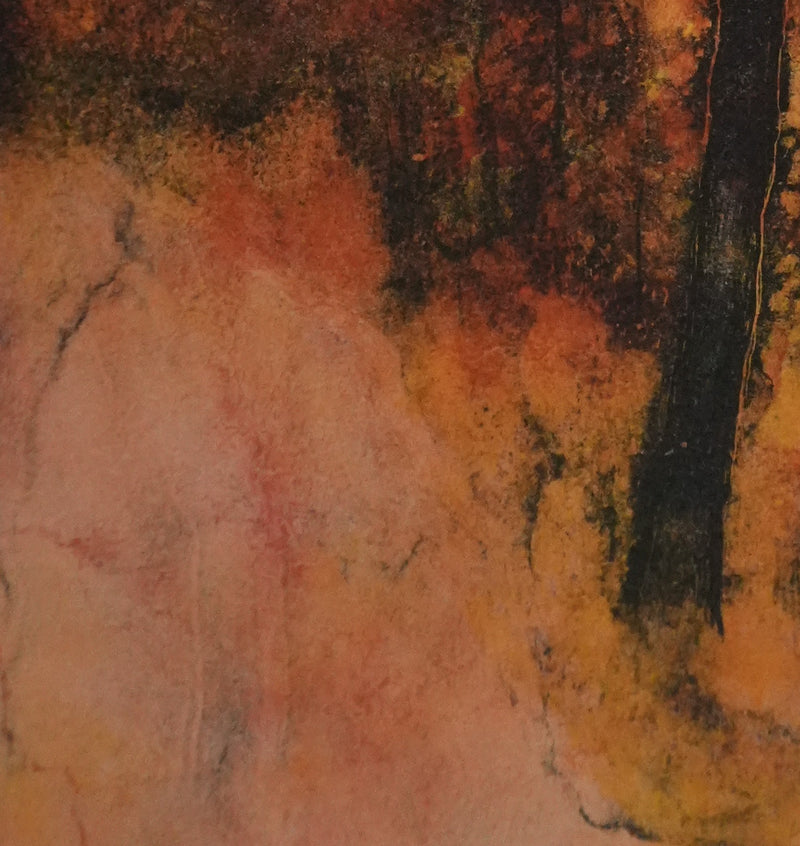 Bernard GANTNER : Forêt automnale, Lithographie originale signée