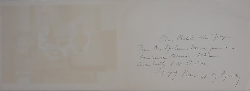 Marcel MOULY : Nature morte au vase, Lithographie originale signée