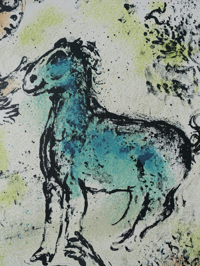 Marc CHAGALL : Athéna et le cheval, Lithographie originale (photo de détail 4) - Crédit photo : Galerie Art.Paris