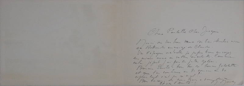 Marcel MOULY : Champs au coucher de soleil (E.A.), Lithographie originale signée