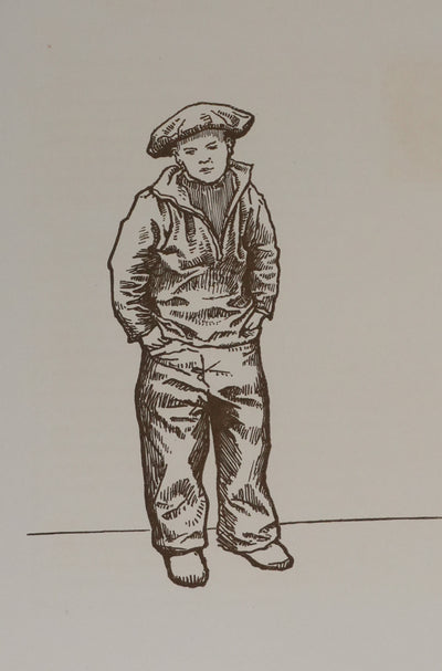 Jacques BELTRAND : Le petit mousse, Gravure originale