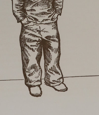 Jacques BELTRAND : Le petit mousse, Gravure originale