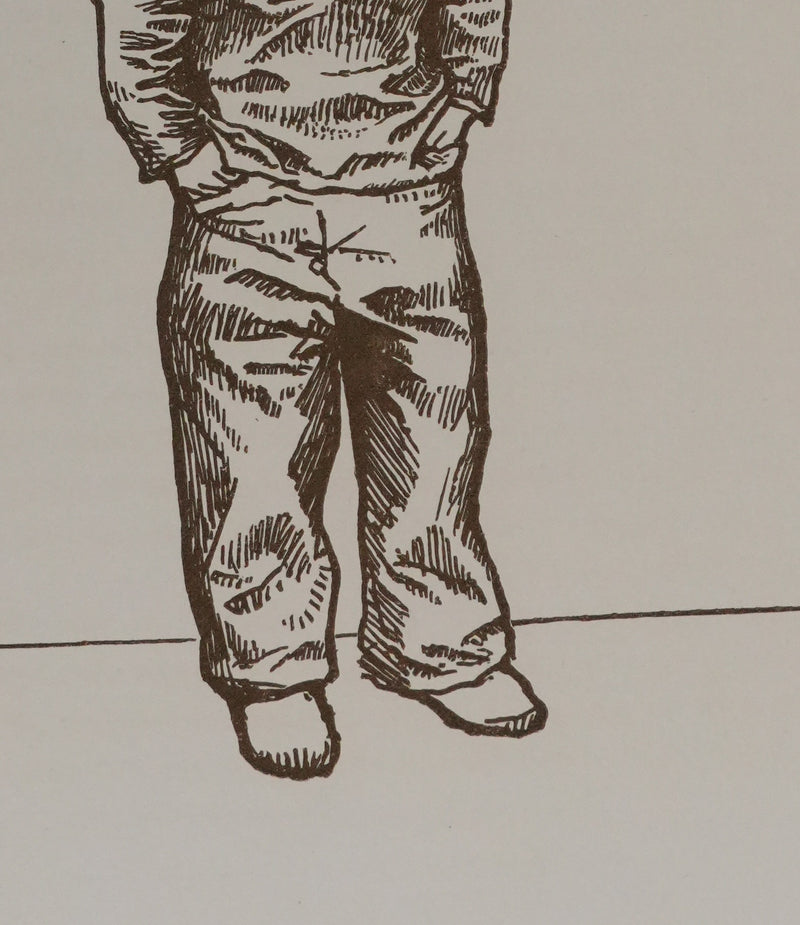 Jacques BELTRAND : Le petit mousse, Gravure originale
