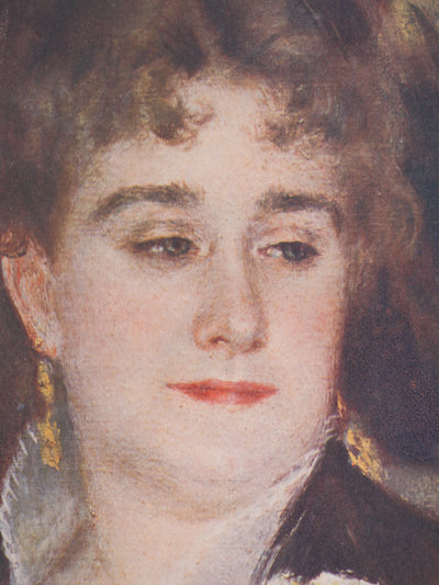 Pierre-Auguste RENOIR : Portrait à la rose, Héliogravure