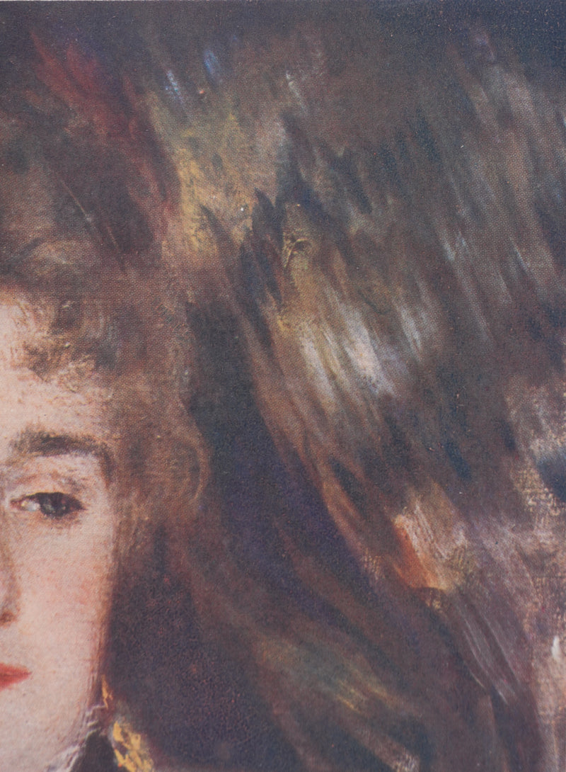 Pierre-Auguste RENOIR : Portrait à la rose, Héliogravure