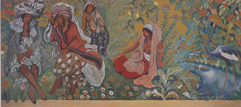 Georges MANZANA-PISSARRO : Les trois femmes indiennes, Héliogravure