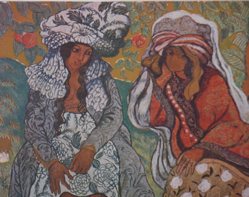 Georges MANZANA-PISSARRO : Les trois femmes indiennes, Héliogravure