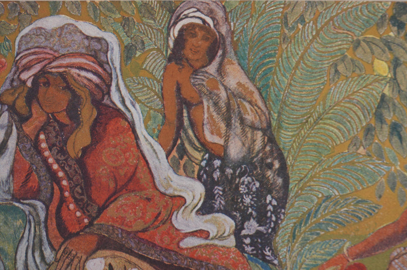 Georges MANZANA-PISSARRO : Les trois femmes indiennes, Héliogravure