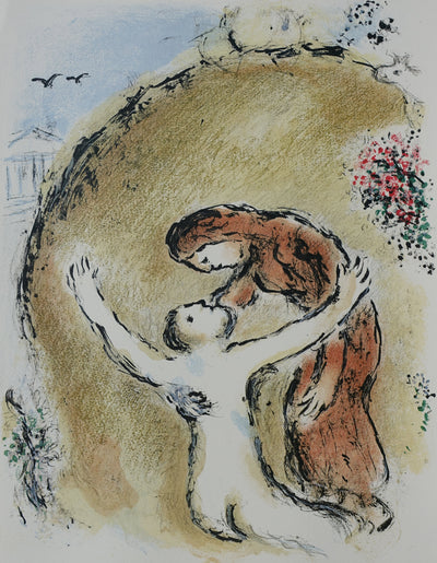 Marc CHAGALL : L'âme d'Elpénor, Lithographie originale (vue générale) - Crédit photo : Galerie Art.Paris