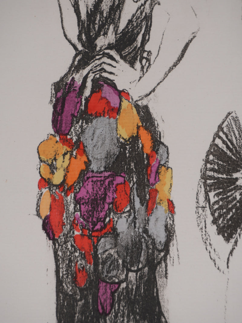 Etienne-Adrien DRIAN : Les espagnoles, Lithographie originale