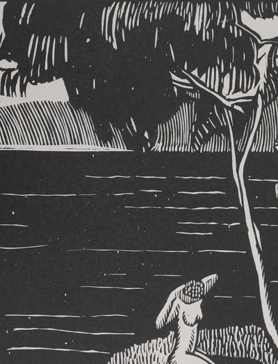 Constant LE BRETON : Les baigneuses, Gravure originale signée