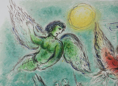 Marc CHAGALL : Les sirènes, Lithographie originale (photo de détail 6) - Crédit photo : Galerie Art.Paris