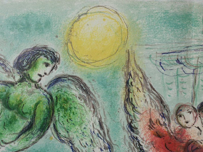 Marc CHAGALL : Les sirènes, Lithographie originale (photo de détail 8) - Crédit photo : Galerie Art.Paris