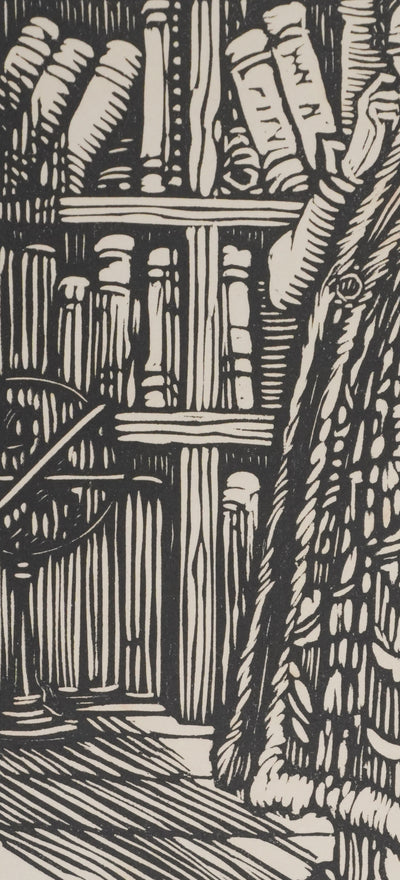 Louis JOU : Le collectionneur, Gravure originale