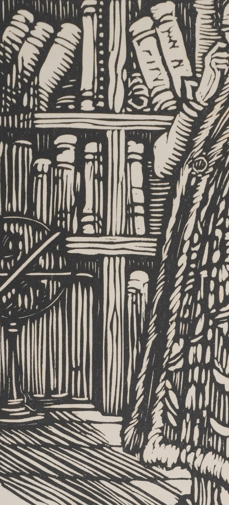Louis JOU : Le collectionneur, Gravure originale