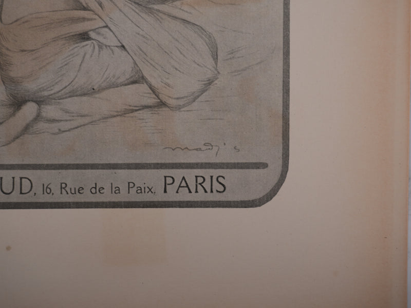 Ecole XXème : Un air embaumé, Héliogravure signée