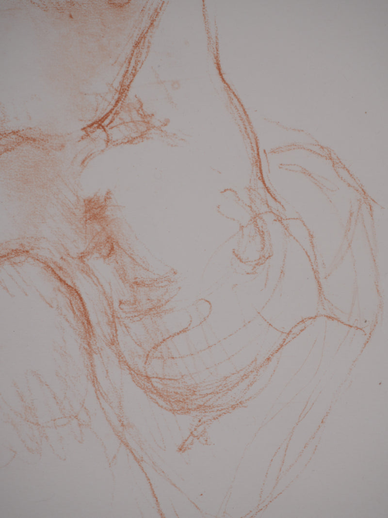 Charles DESPIAU : Nu féminin endormi, Lithographie originale signée