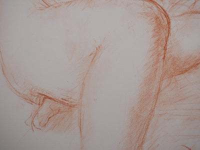 Charles DESPIAU : Nu féminin endormi, Lithographie originale signée