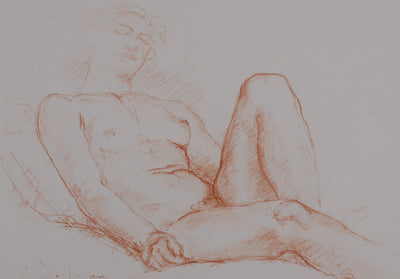 Charles DESPIAU : Nu allongé, Lithographie originale signée