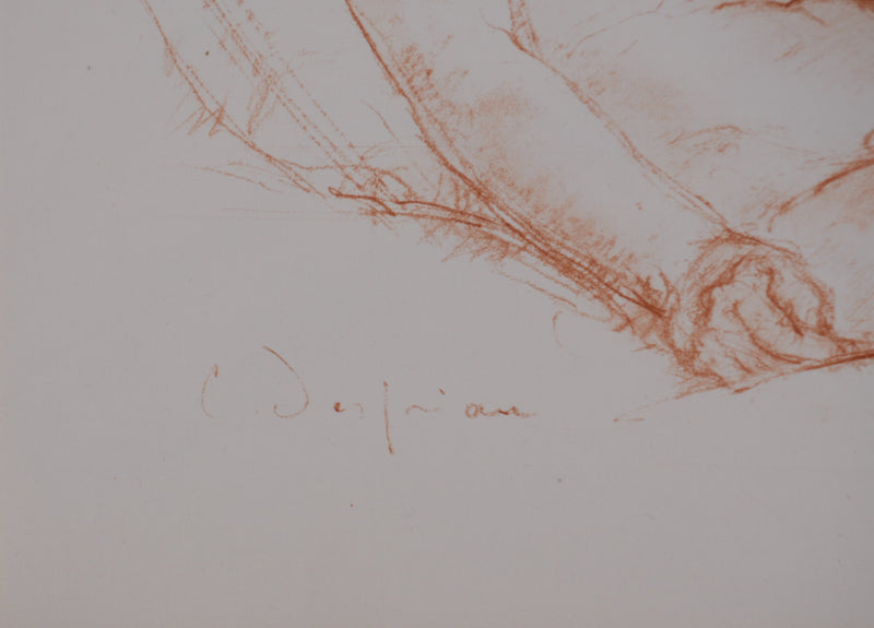 Charles DESPIAU : Nu allongé, Lithographie originale signée