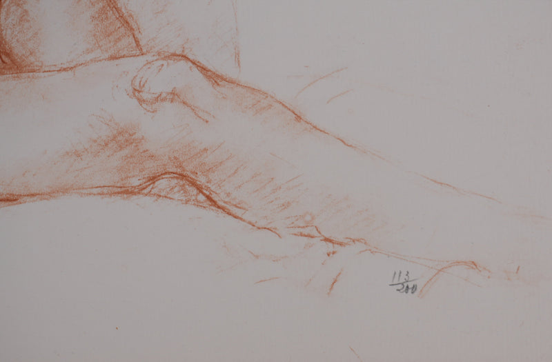 Charles DESPIAU : Nu allongé, Lithographie originale signée