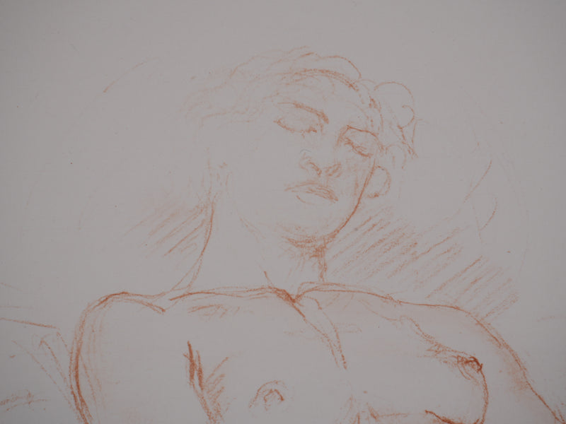 Charles DESPIAU : Nu allongé, Lithographie originale signée