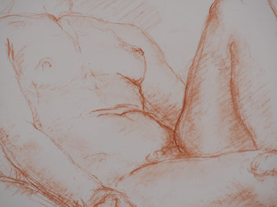 Charles DESPIAU : Nu allongé, Lithographie originale signée