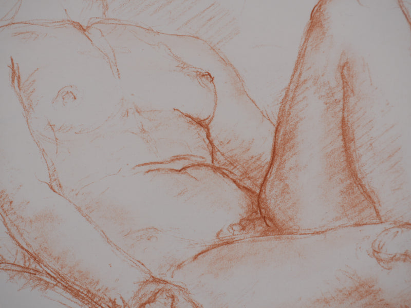 Charles DESPIAU : Nu allongé, Lithographie originale signée