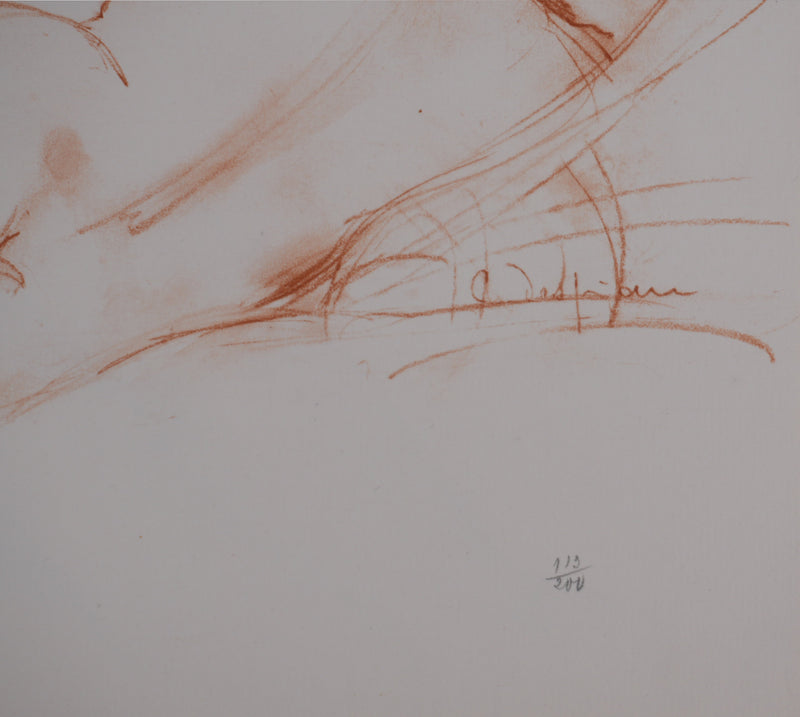 Charles DESPIAU : Nu allongé de dos, Lithographie originale signée